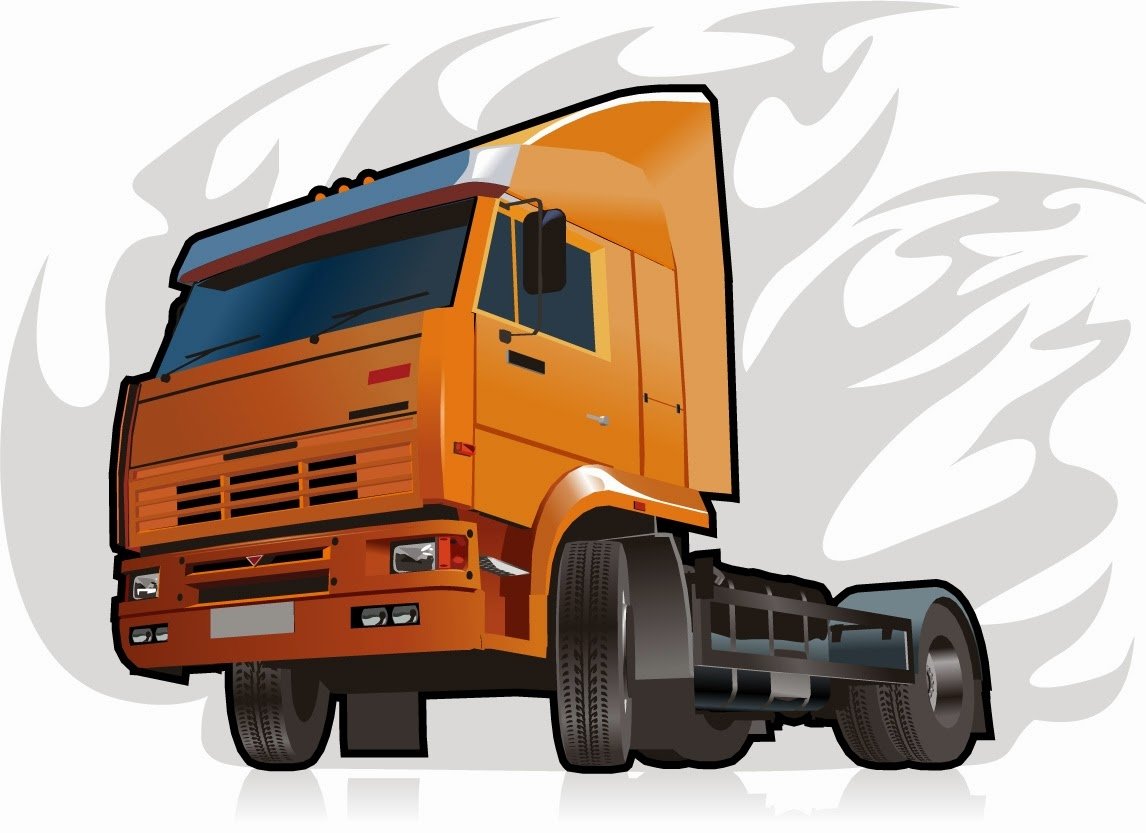 Truck vector КАМАЗ