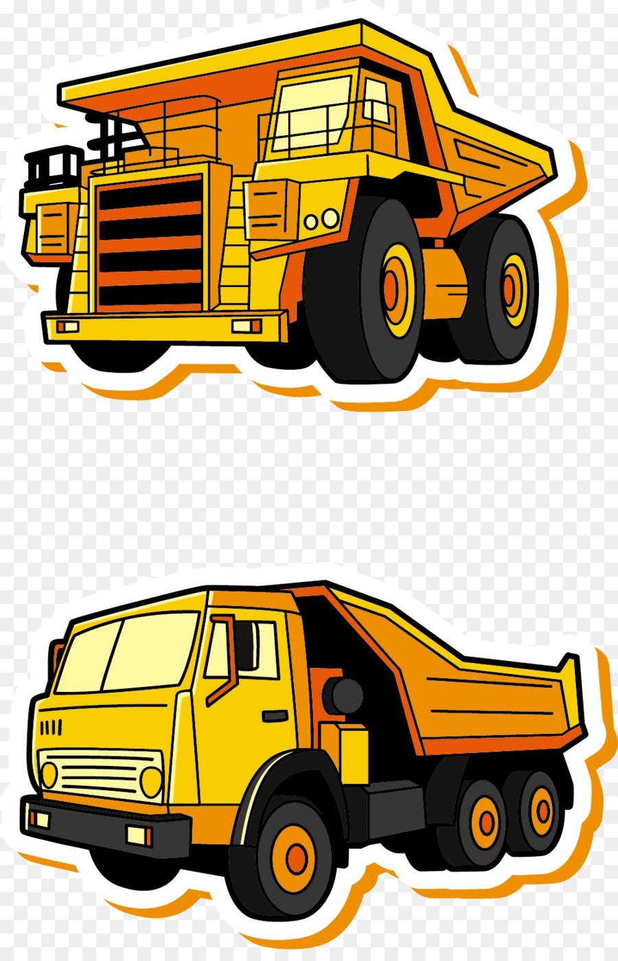 Мультяшный грузовик