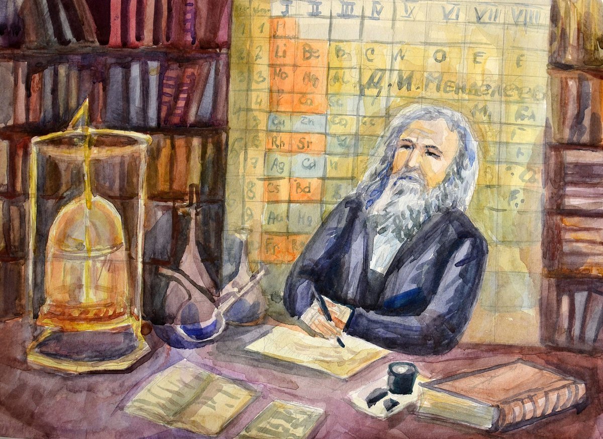 Дмитрий Менделеев арт