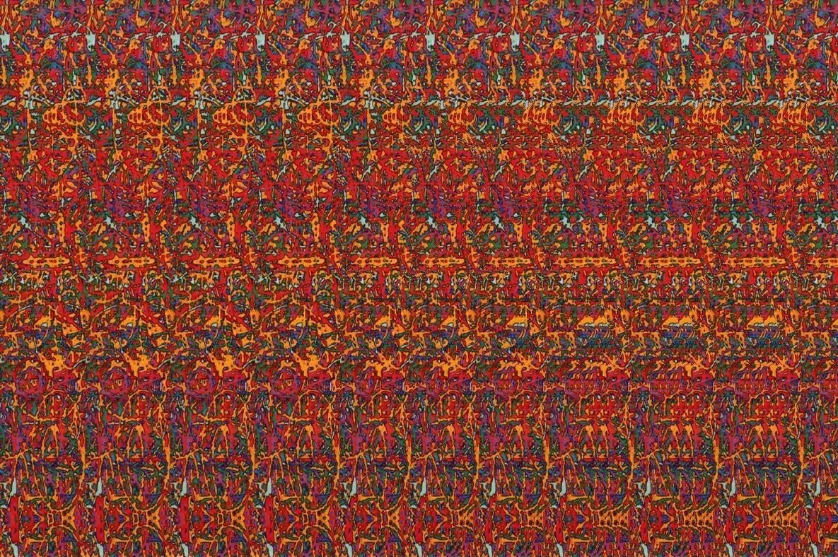 Стереограмма Будда