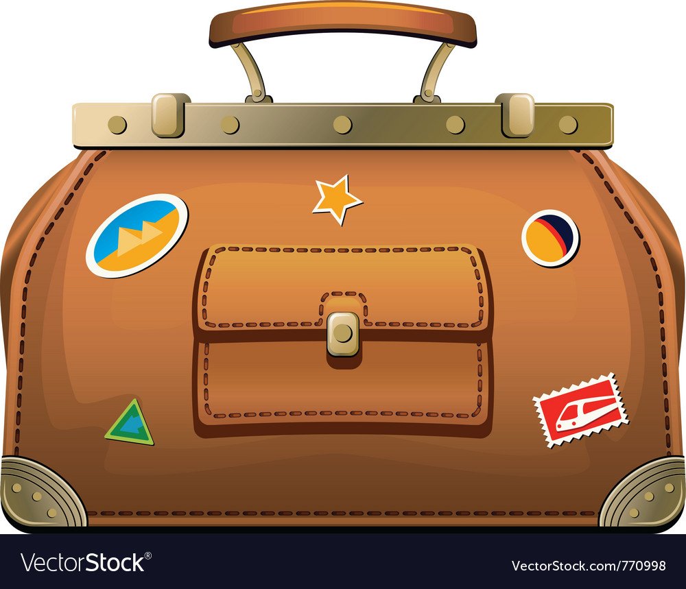 Саквояж вектор