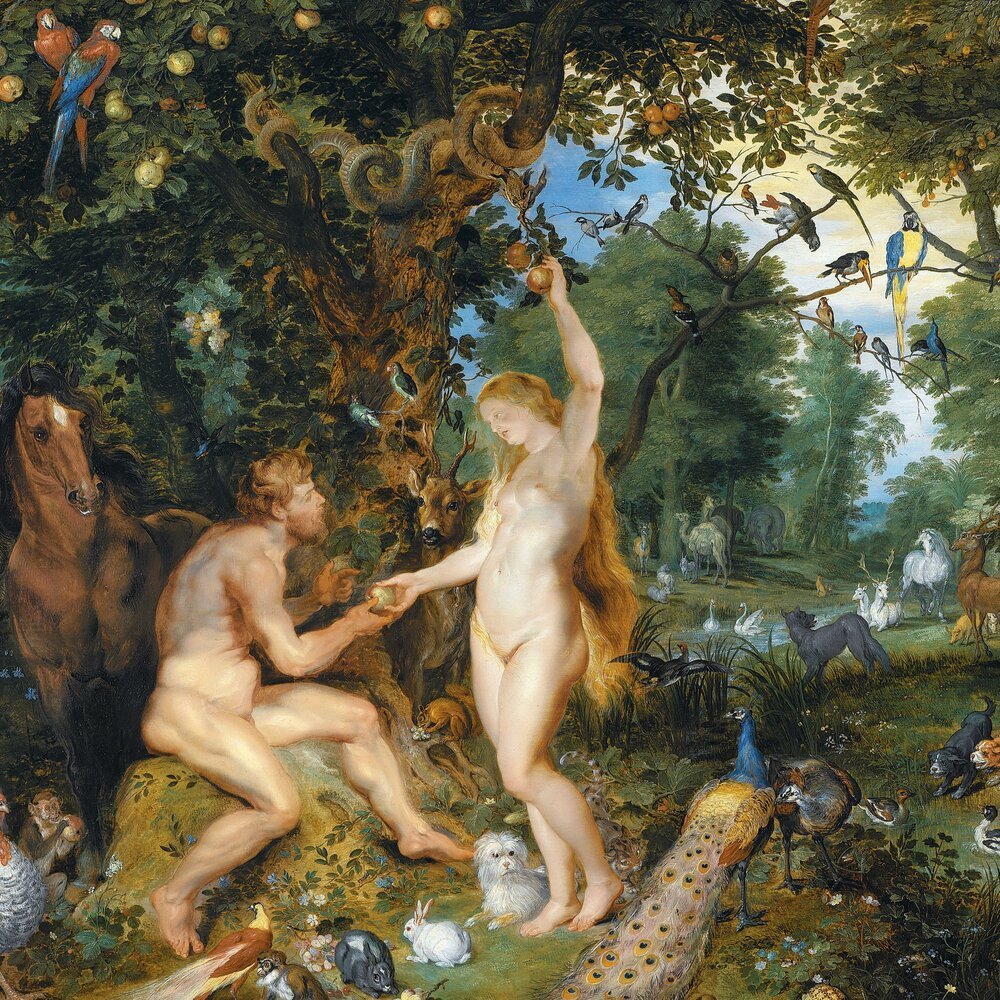 Картина грехопадение Адама и Евы