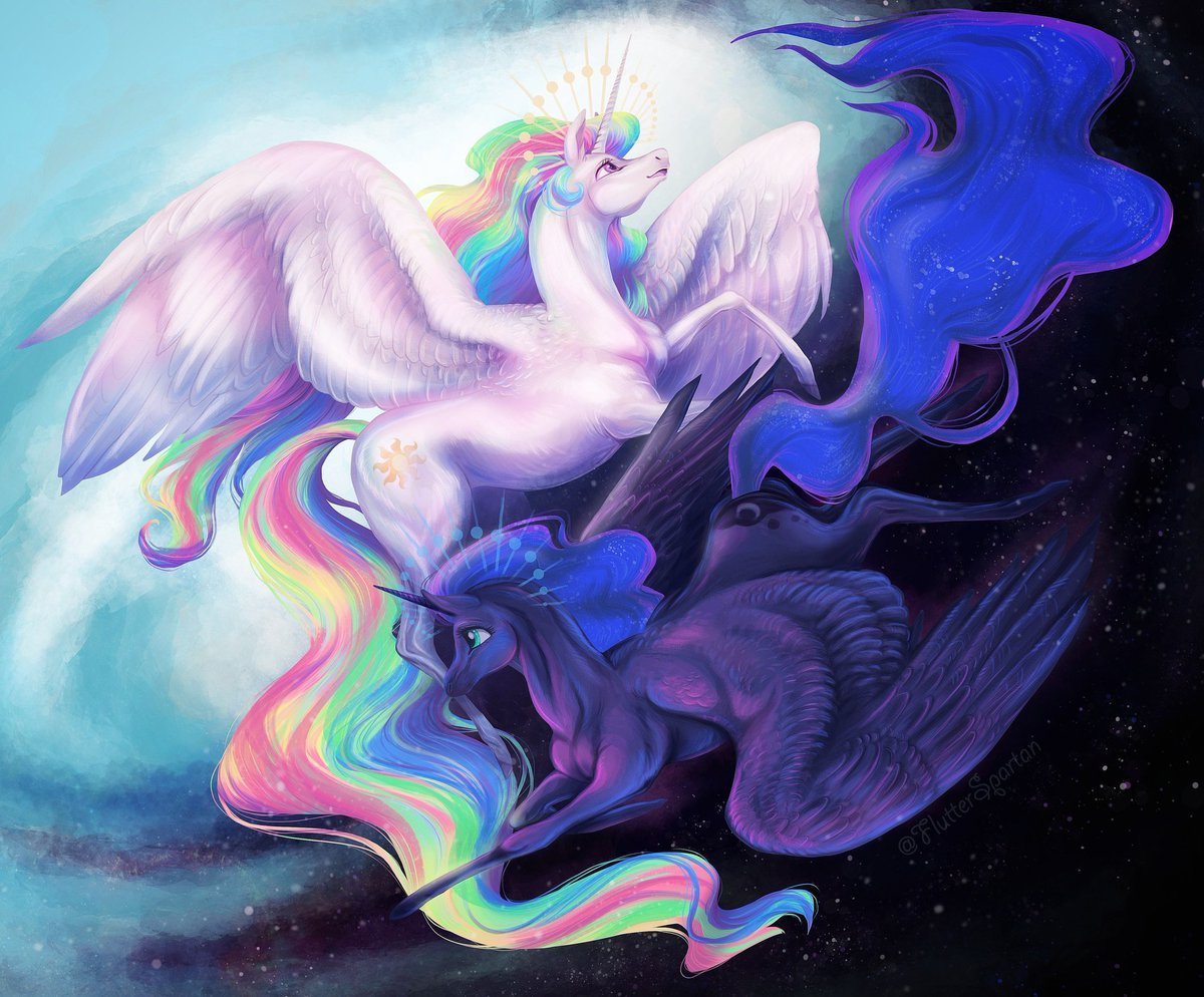 Принцесса Луна и принцесса Селестия