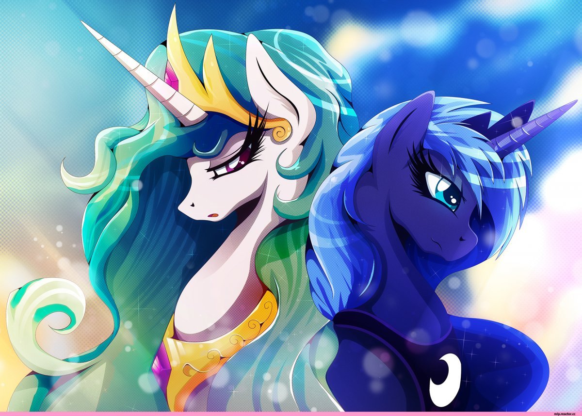 Принцесса Луна и принцесса Селестия люди