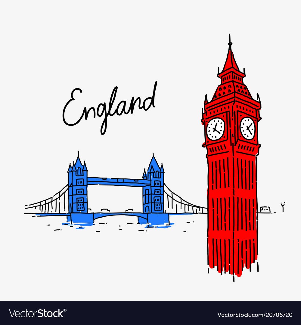 Достопримечательности Великобритании картинкиля детей