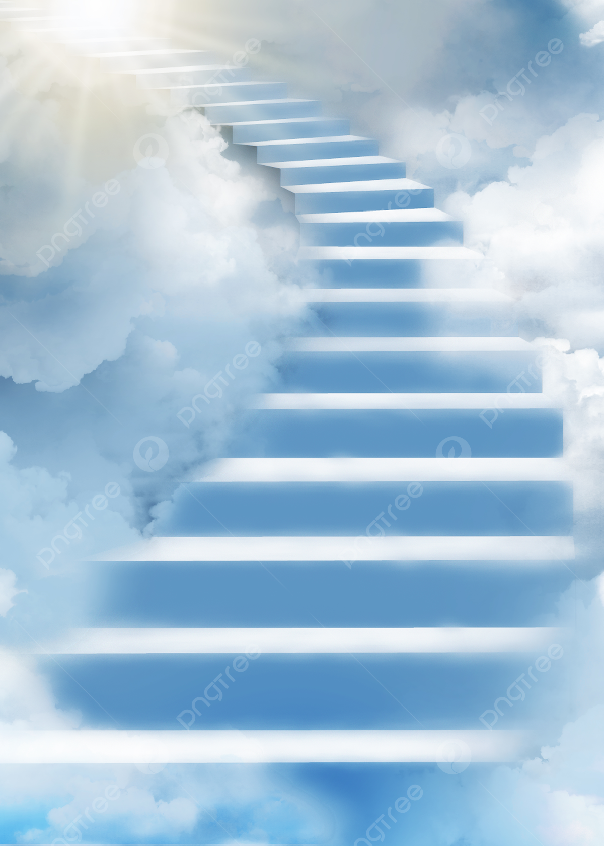 Белая лестница в небо
