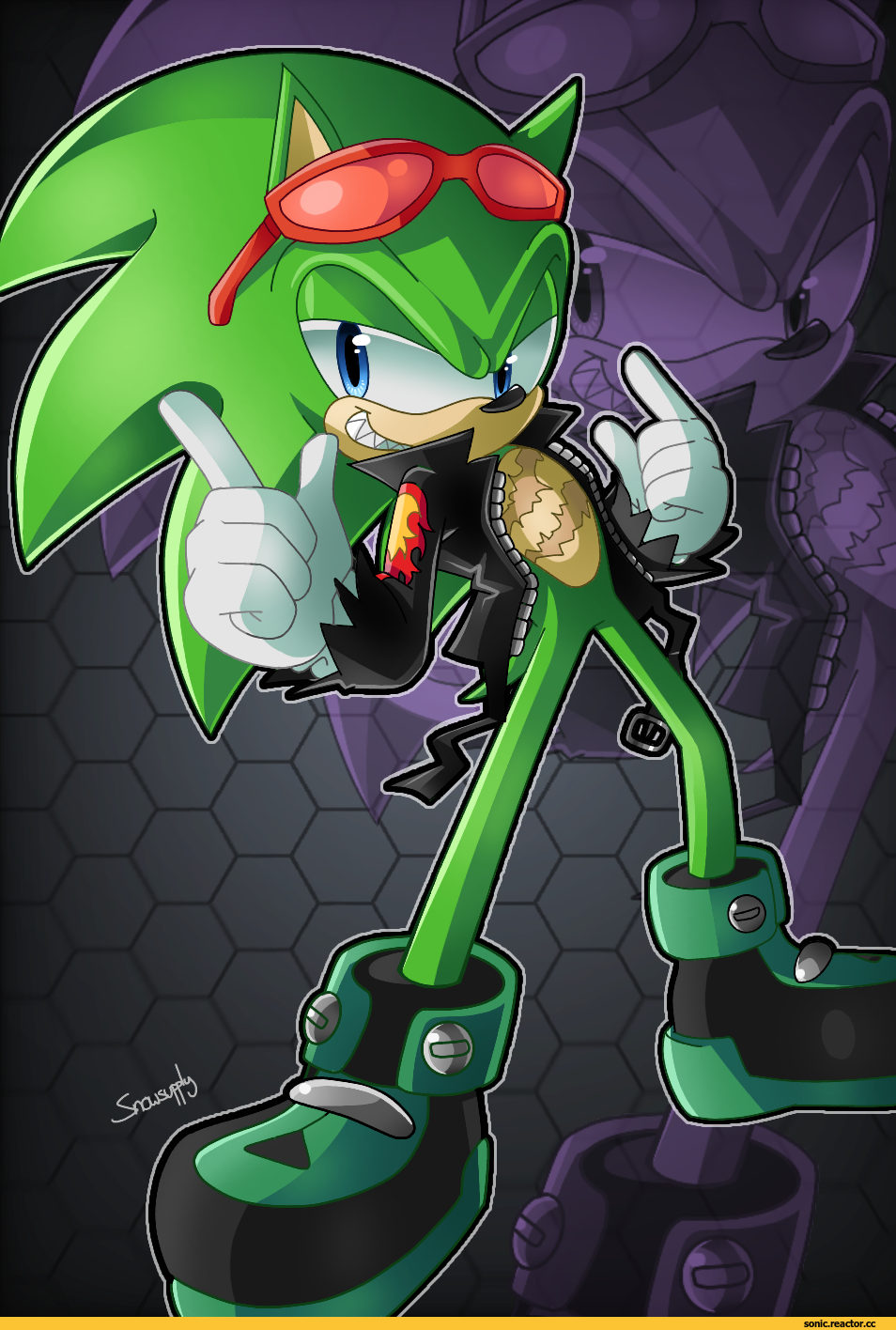 Зелёный Соник Скордж