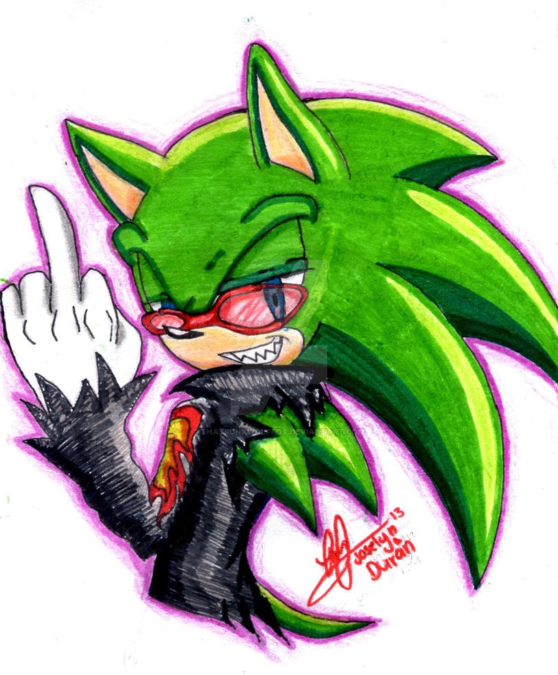 Злобный зелёный Соник