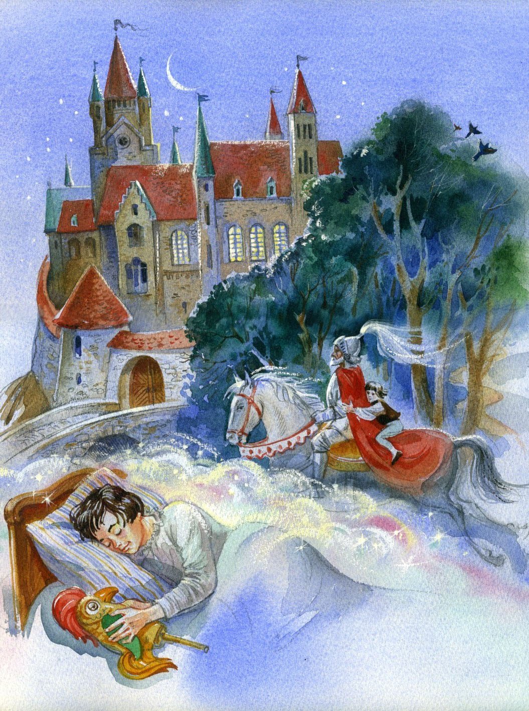 В сказке «ребячья болтовня Андерсена