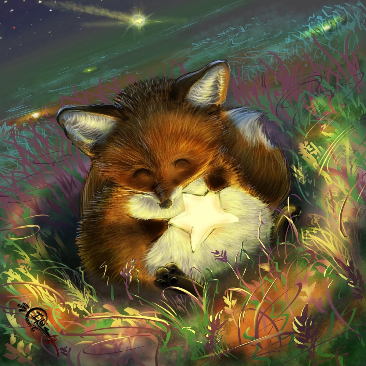 Спокойной ночи Лисичка