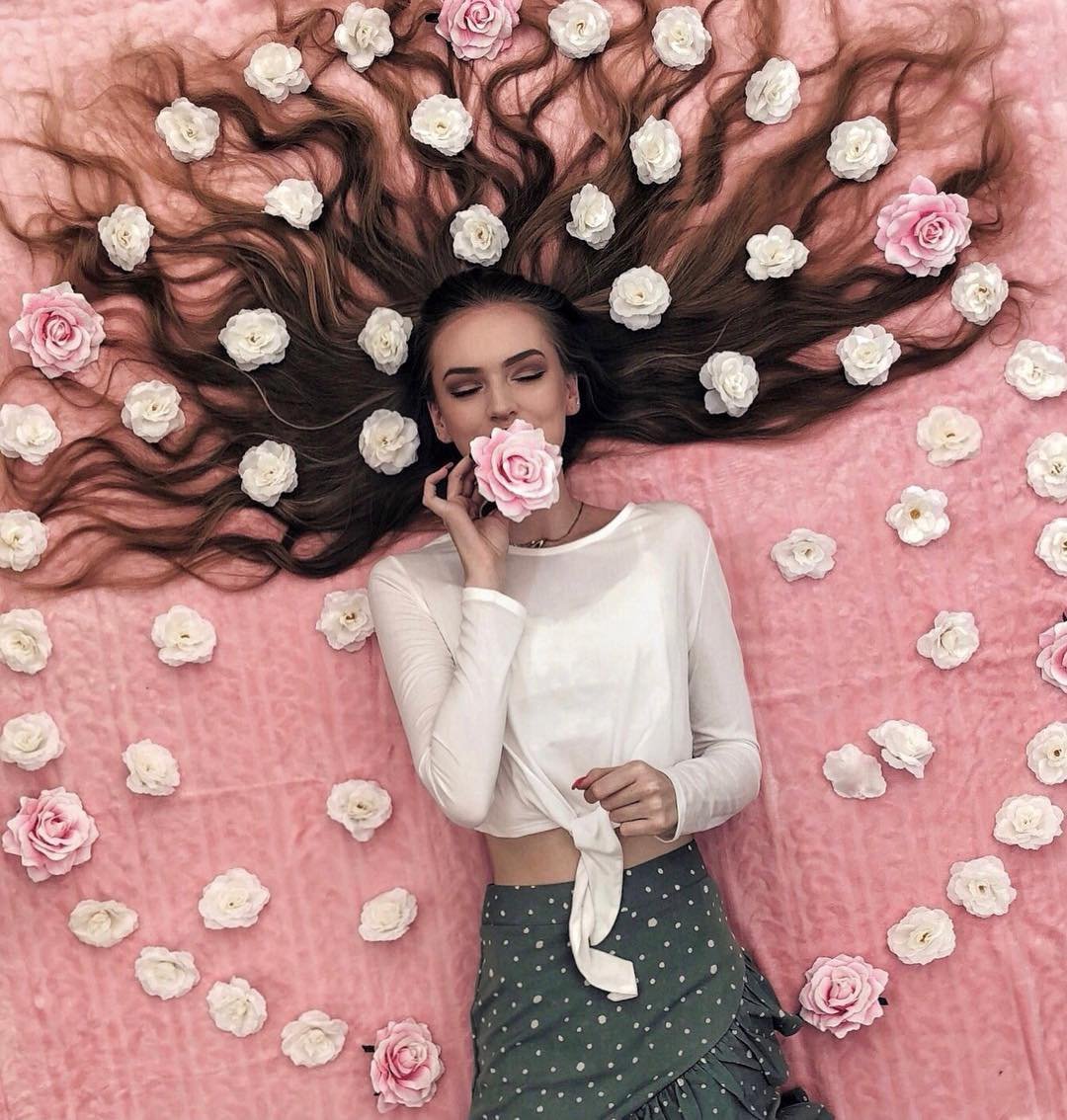 Оригинальные фотосессии с цветами