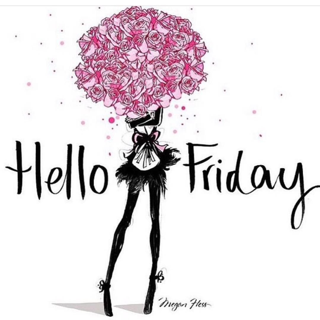 С пятницей стильные открытки