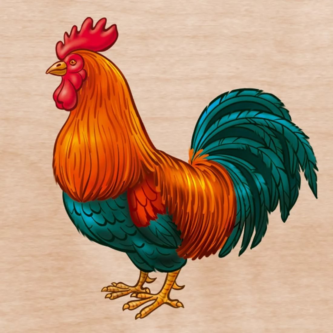 Обои Петушки в группе