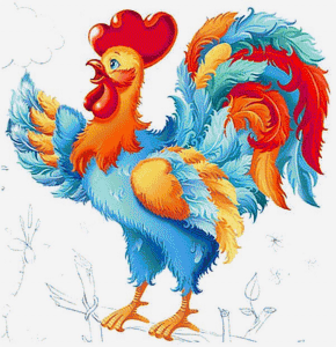 Петушок сбоку