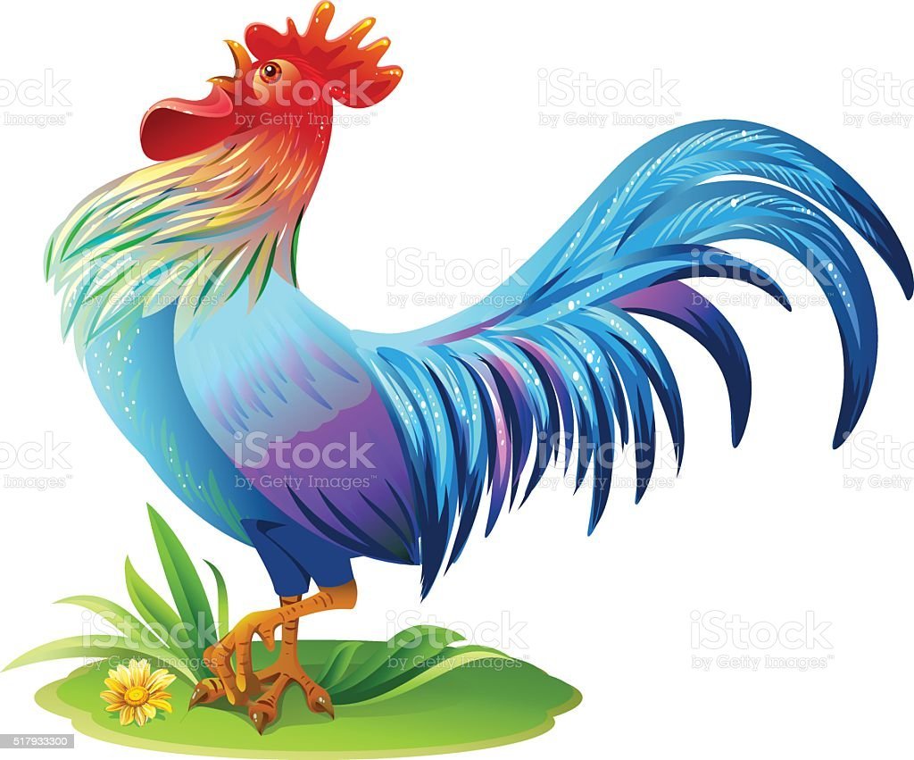 Петушок иллюстрация