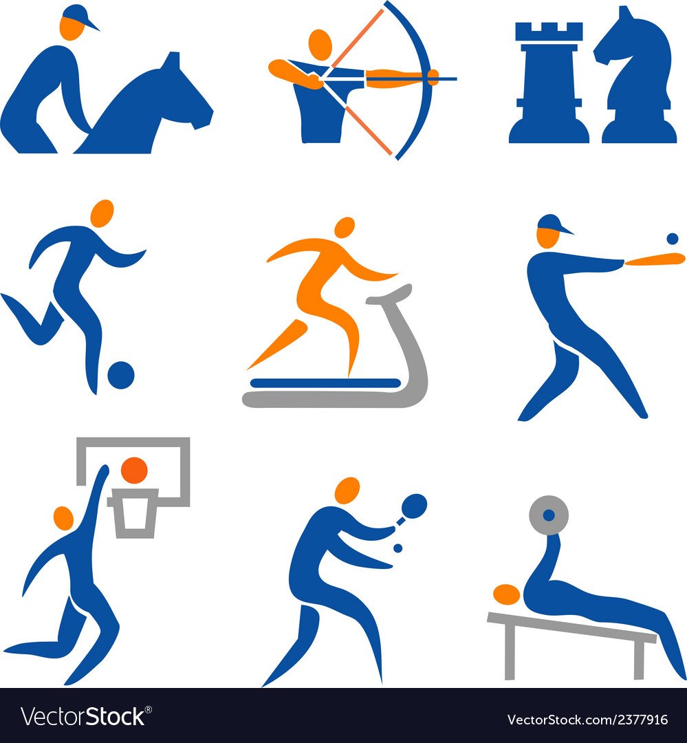 Занятие спортом иконка