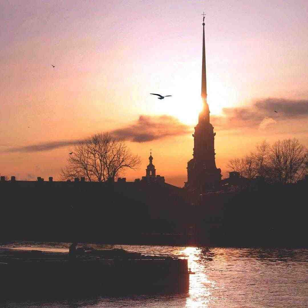 Силуэты Санкт-Петербурга Петропавловская крепость