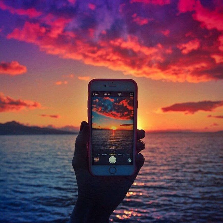 Фотографирую закат