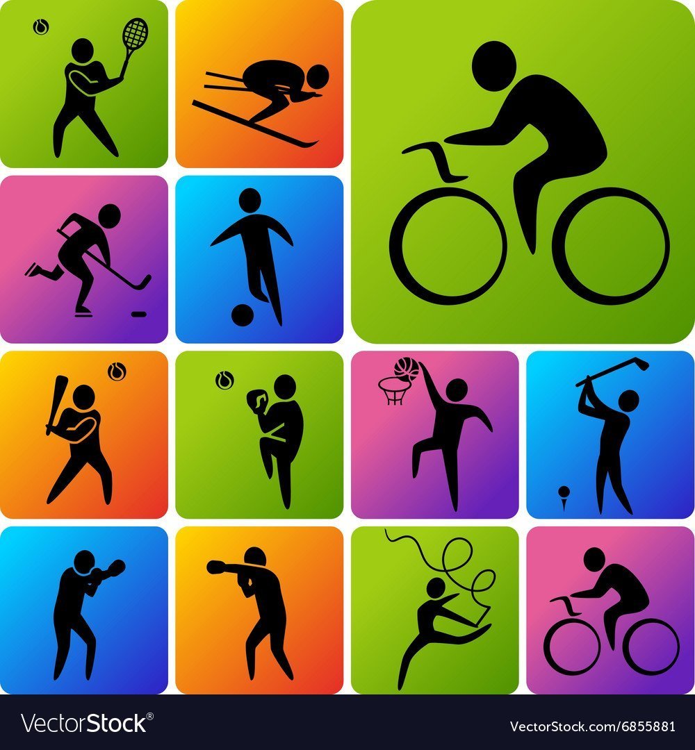 Эмблемы разных видов спорта