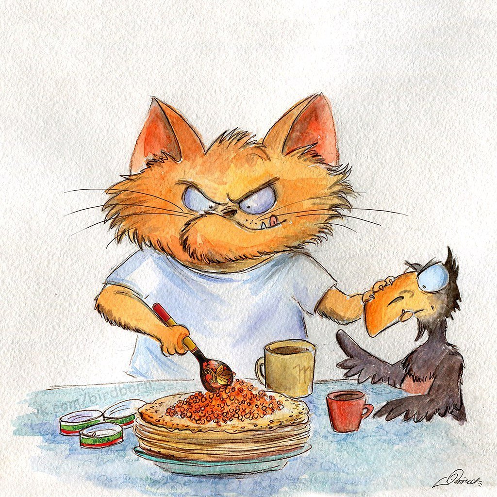 Приятного аппетита коты