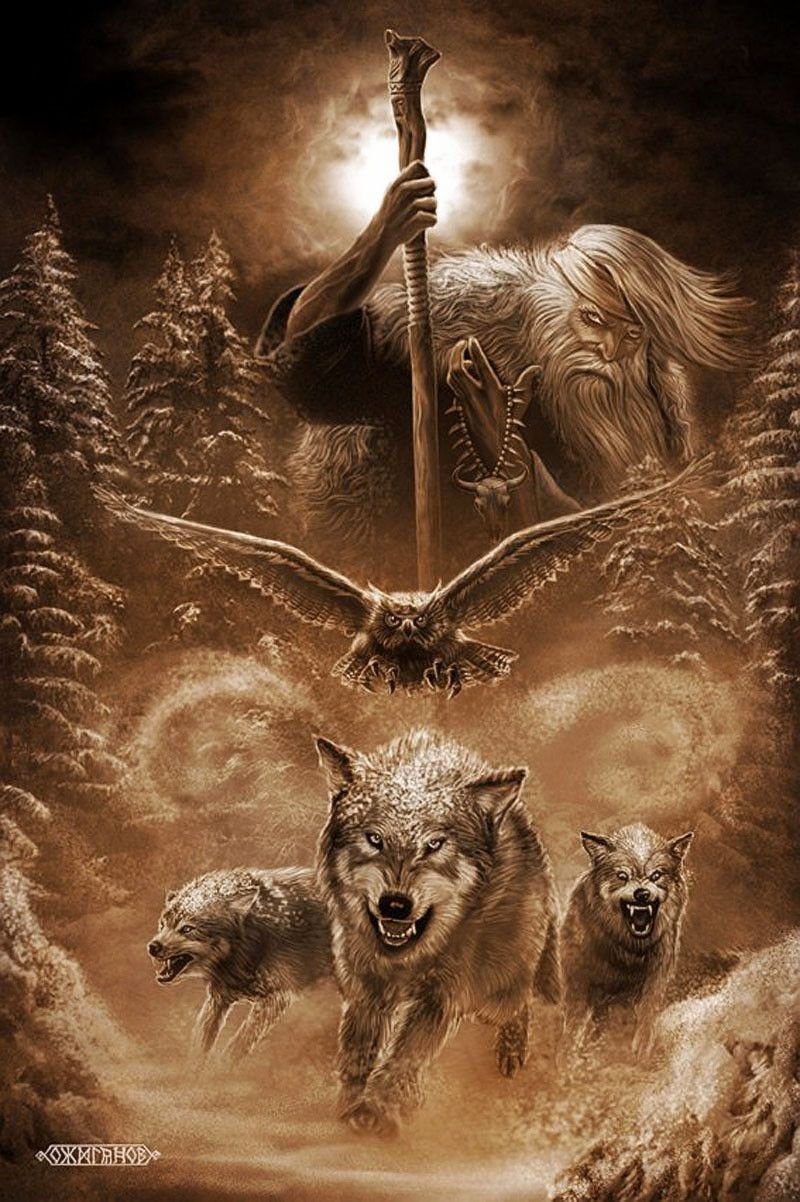 Славянский Бог Перун Велес тату