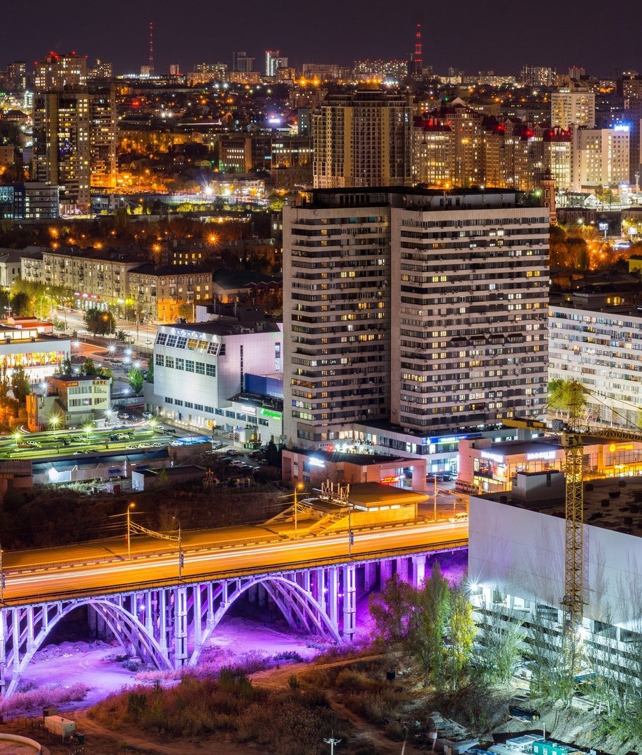 Волгоград вид сверху