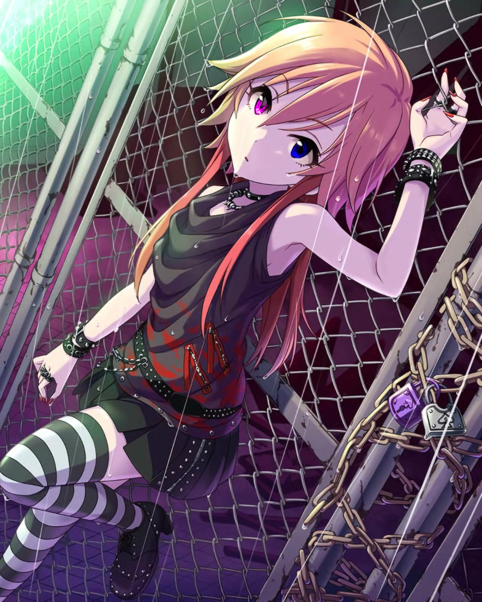 Аниме бунтарка пацанка