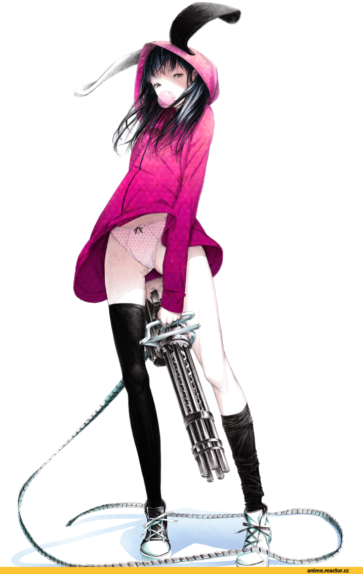 Аниме тян в маске