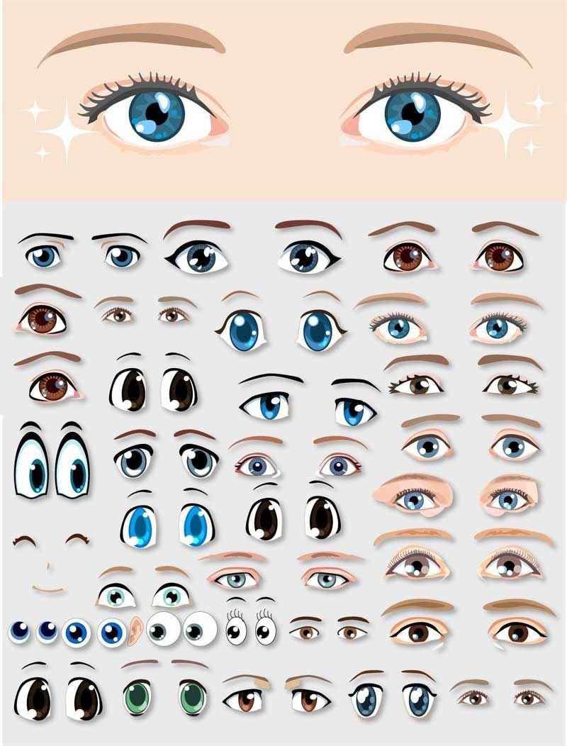 Глазки для рисования