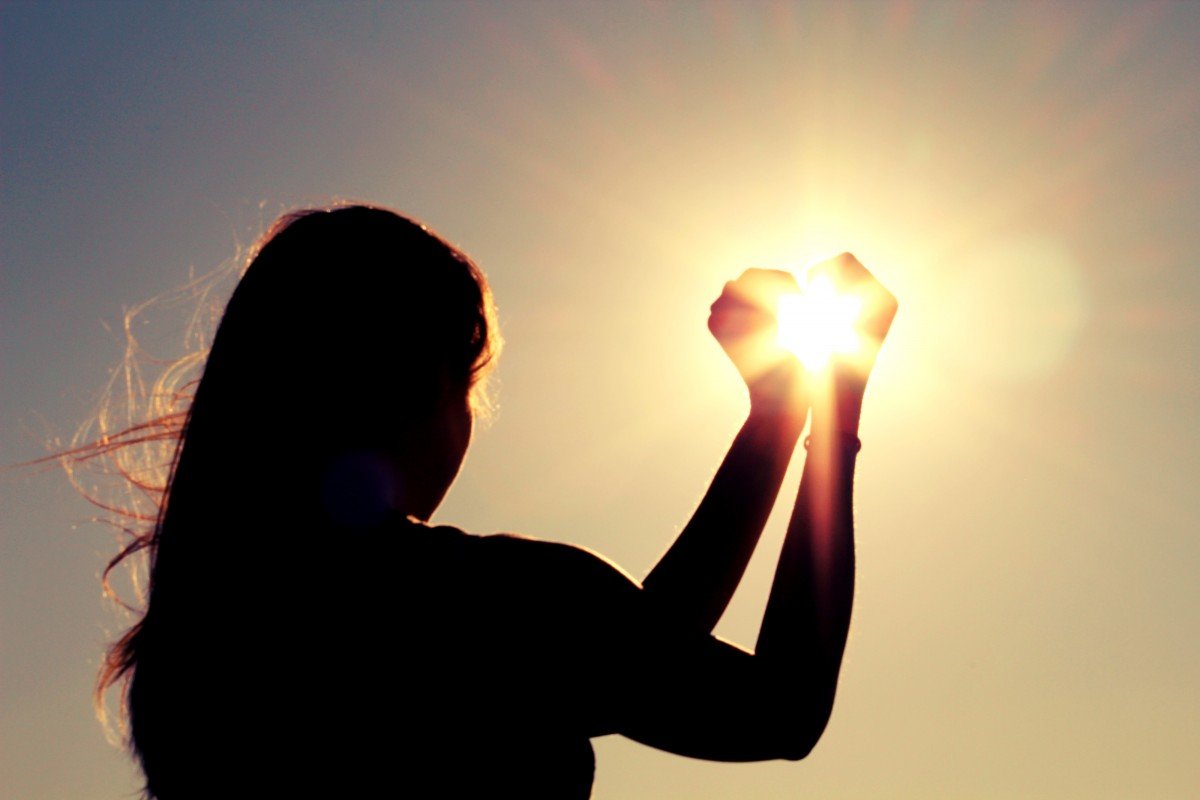 Частичка счастья в ладонях