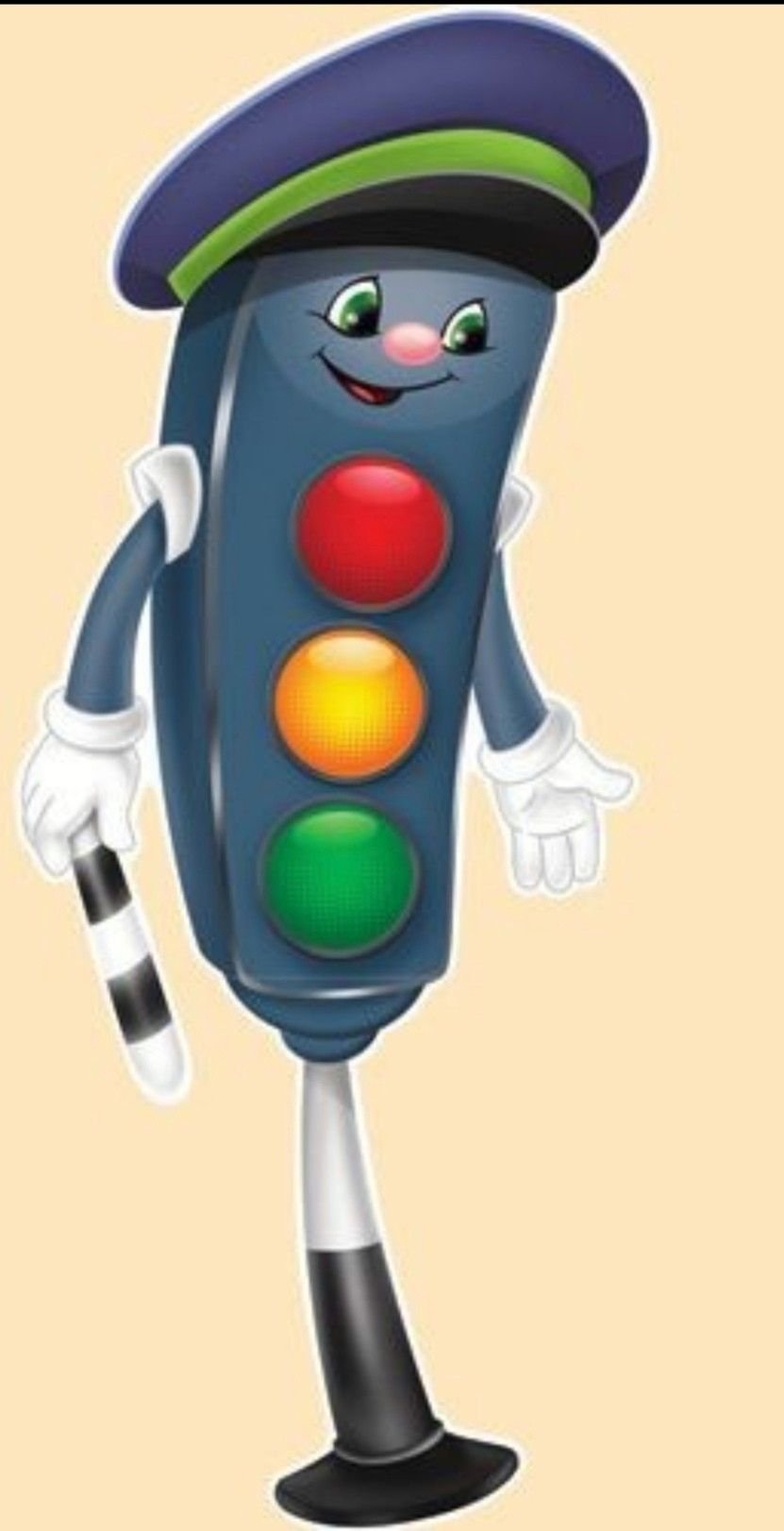 Светофор мультяшный