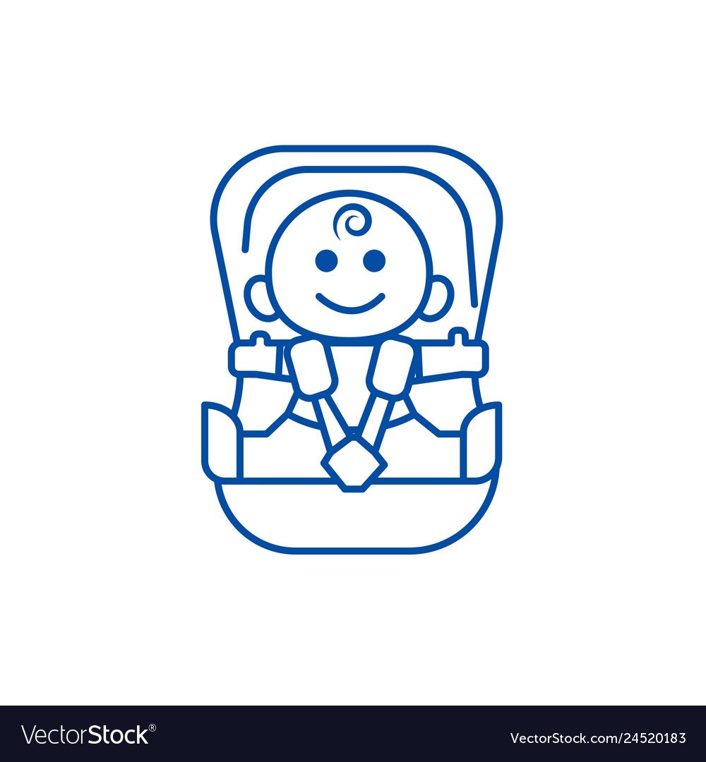 Детское автокресло иконка