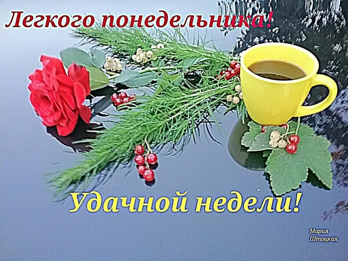 С добрым утром понедельника