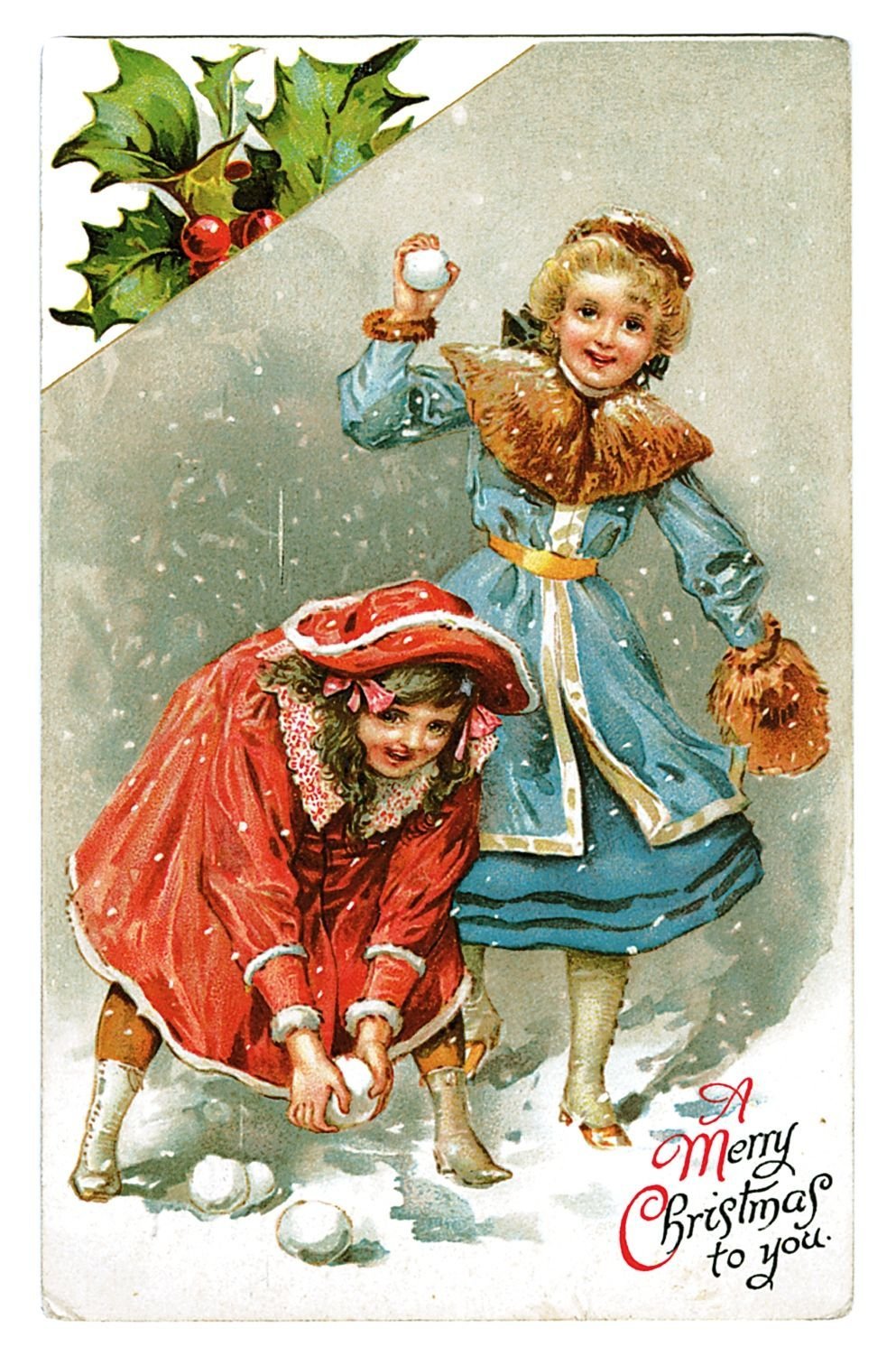 Старые новогодние открытки