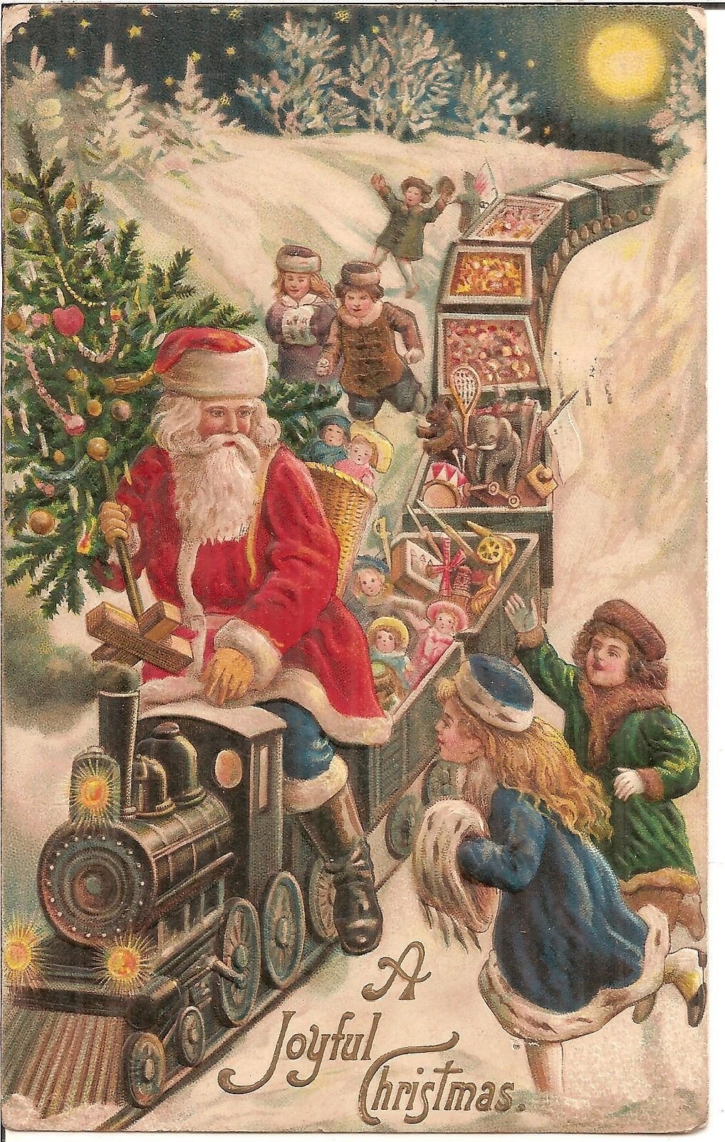 Ретро открытки с новым годом