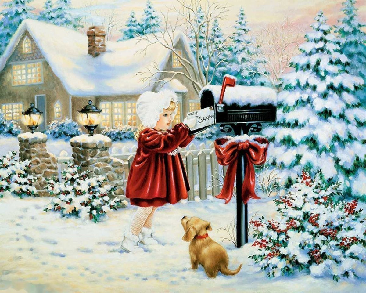 Художник Дона Гельсингер зима