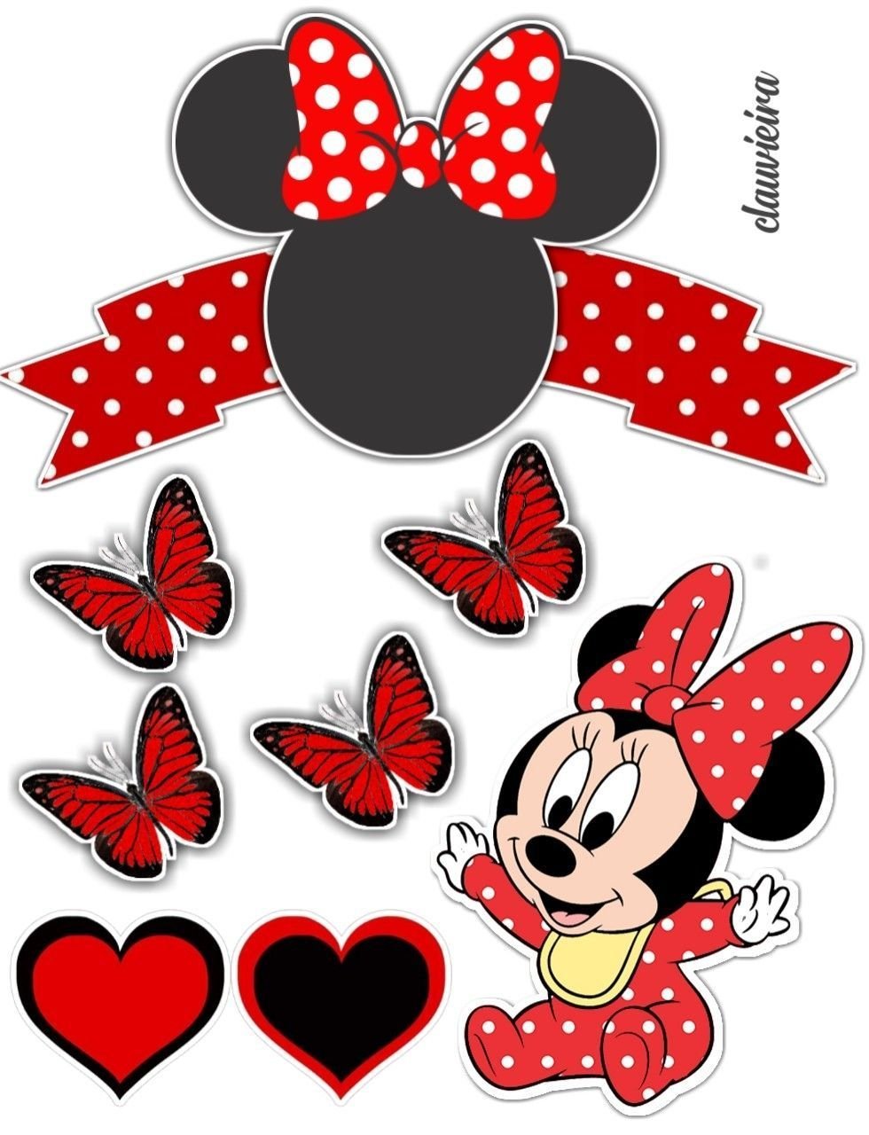 Минни Маус младенец в Красном