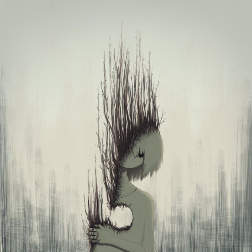 Грустные арты