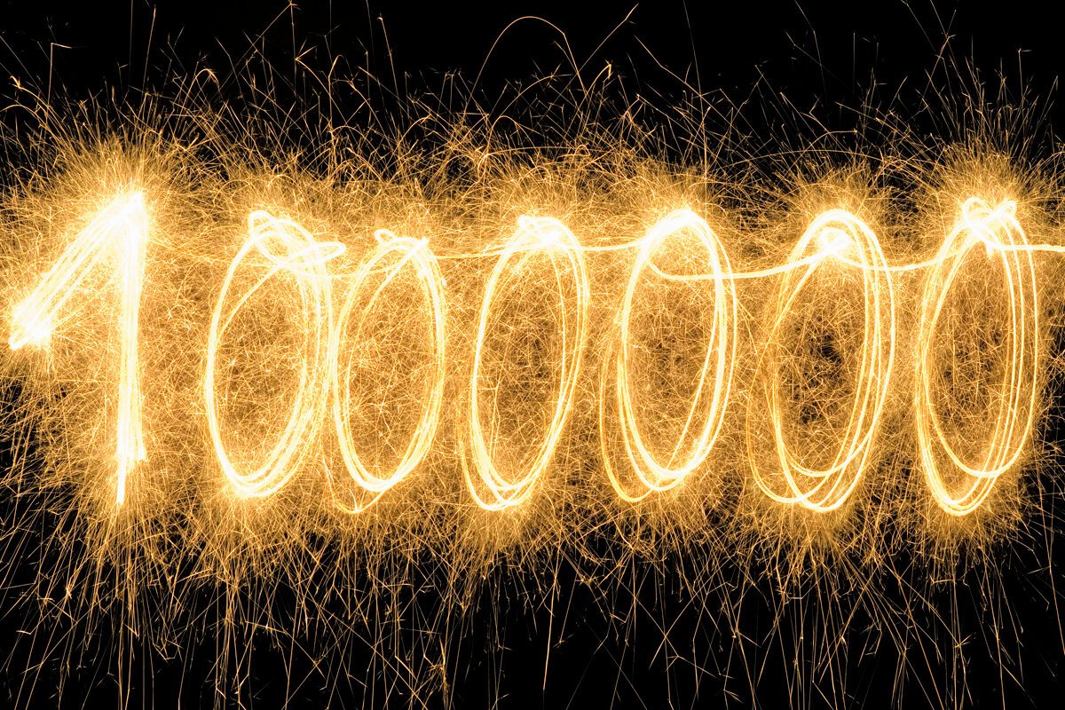 Цифра 1000000