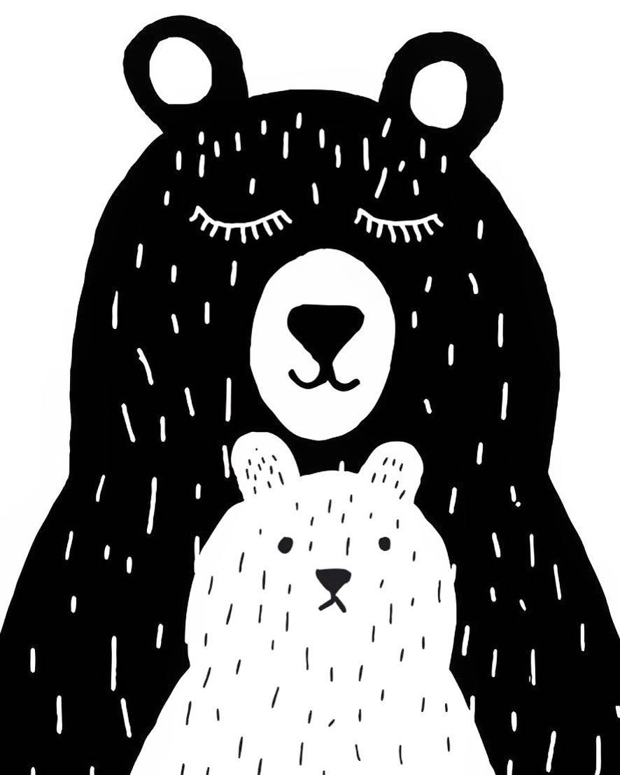 Медведь в скандинавском стиле