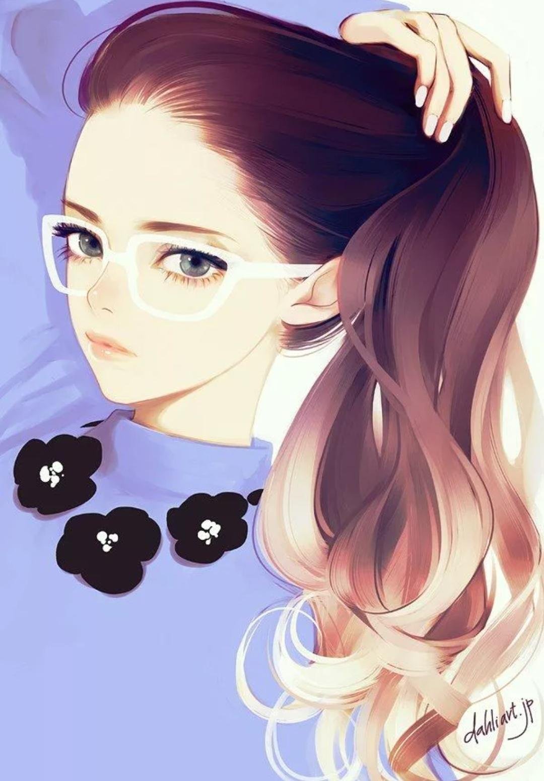 Марина Литвиненко с распущенными волосами