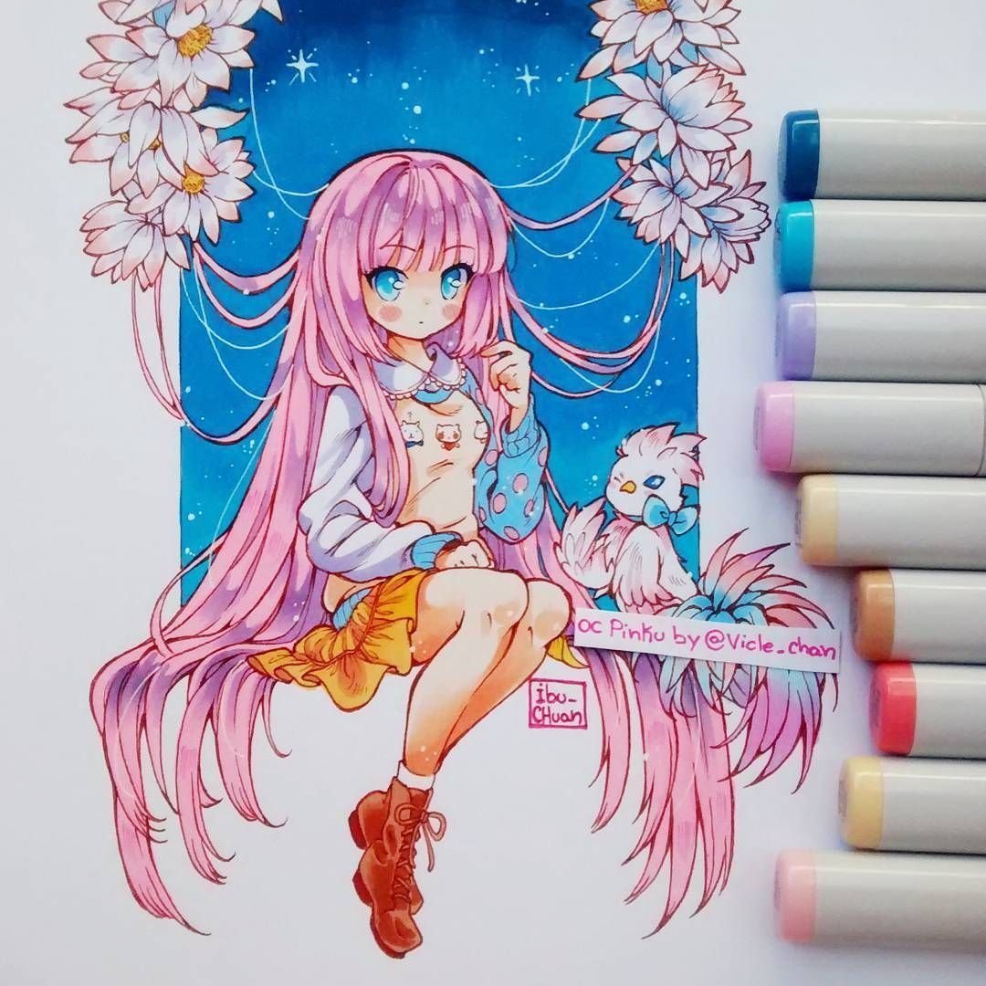 Аниме маркерами