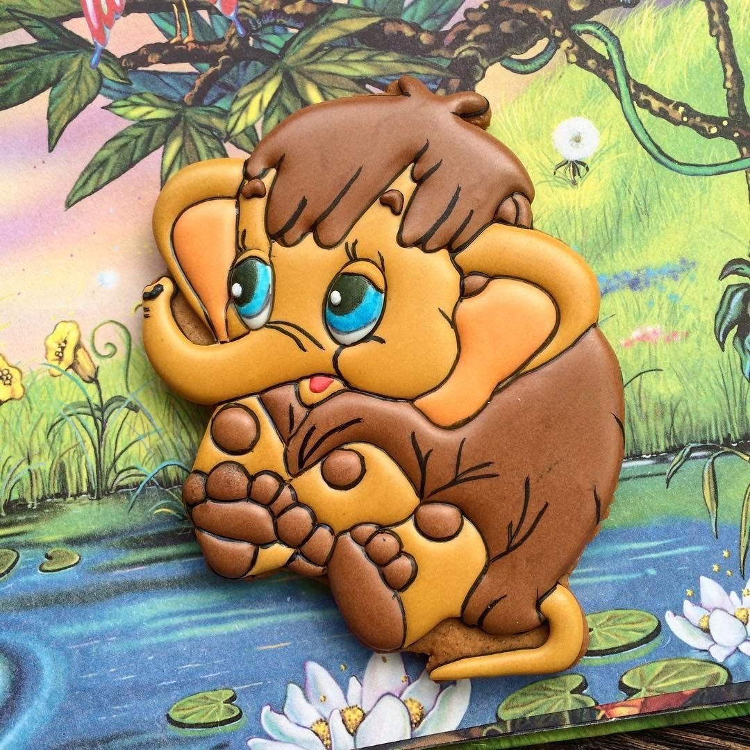 Мамонтенок картинка для детей