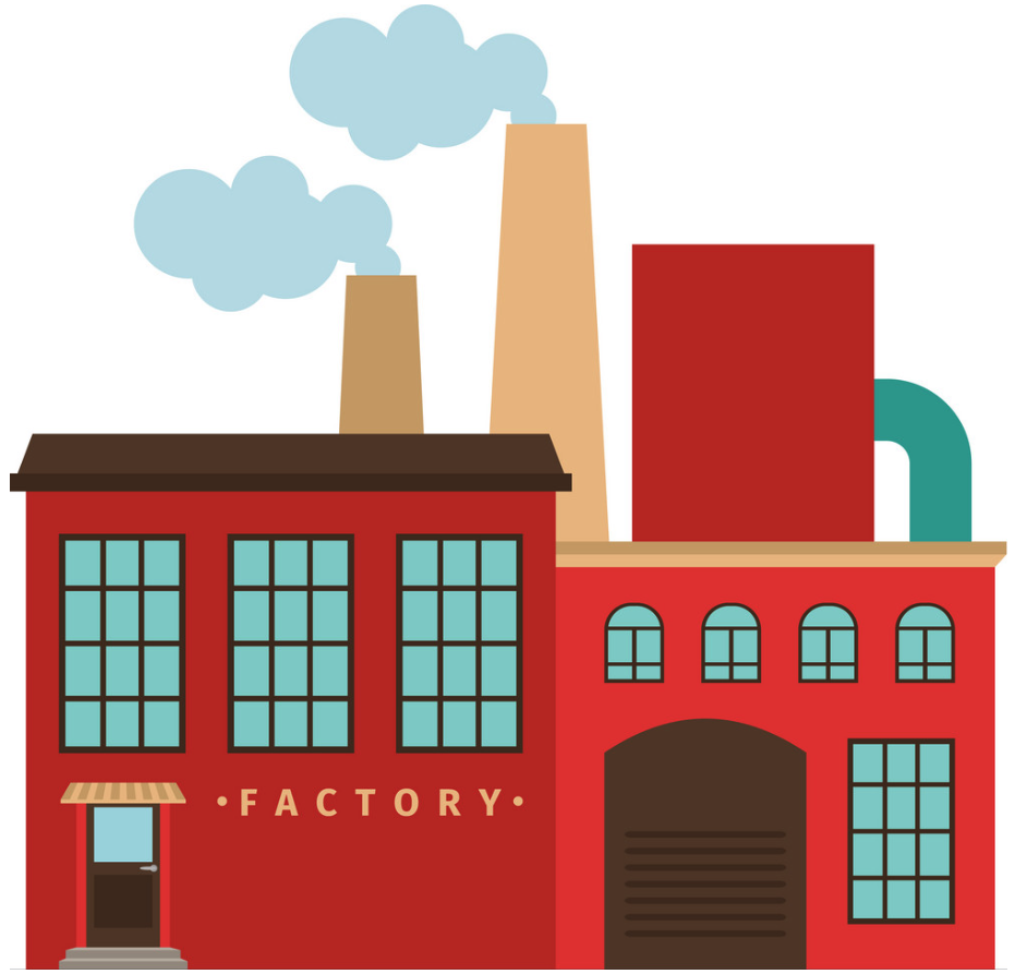 Фабрика мультяшный