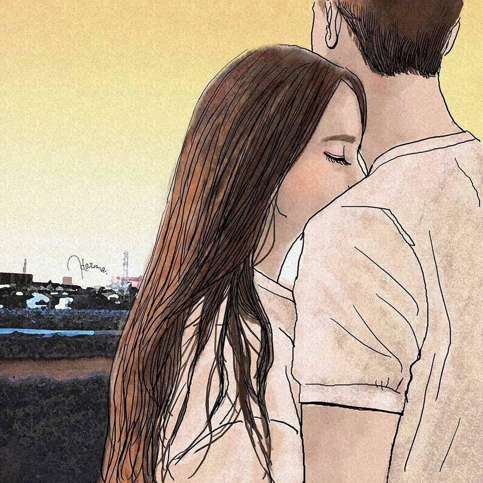 Красивые мультяшные пары