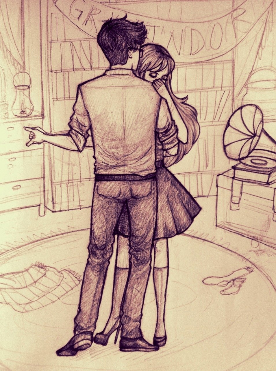 Пары в мультяшном стиле