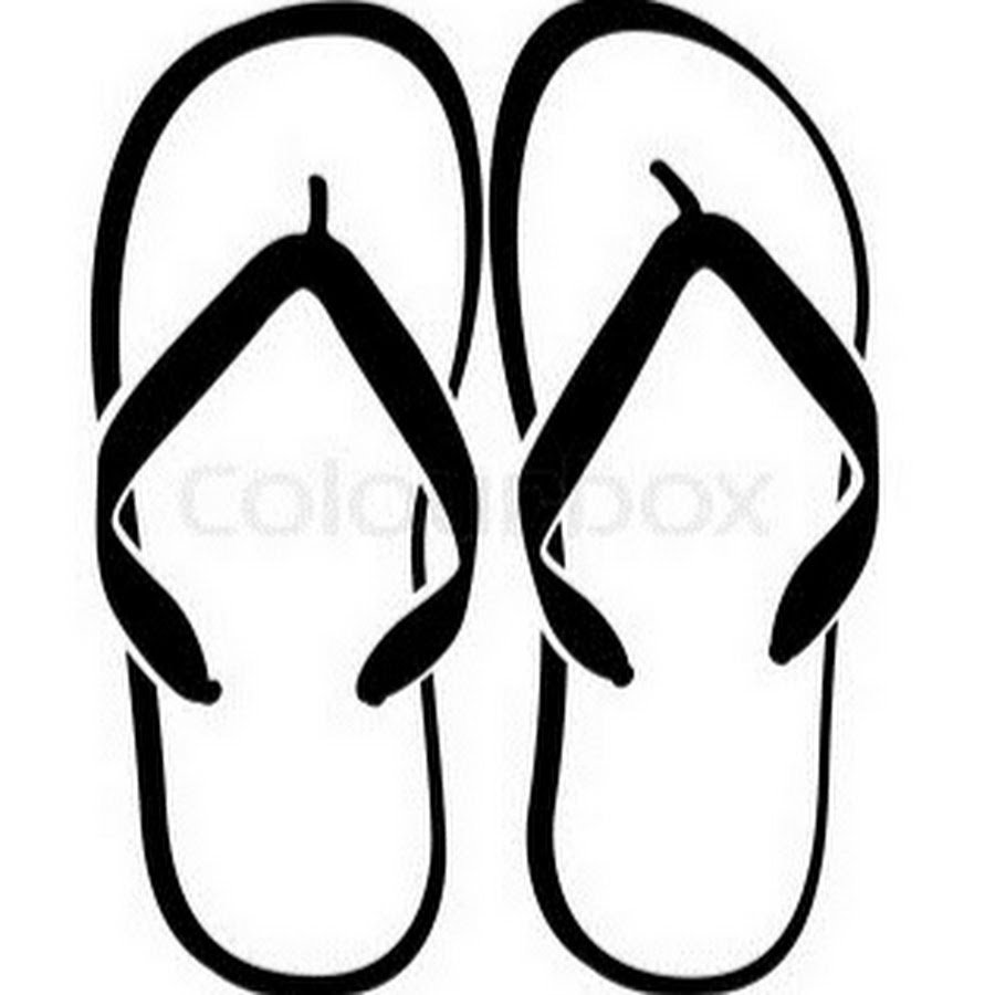 Трафарет босоножки