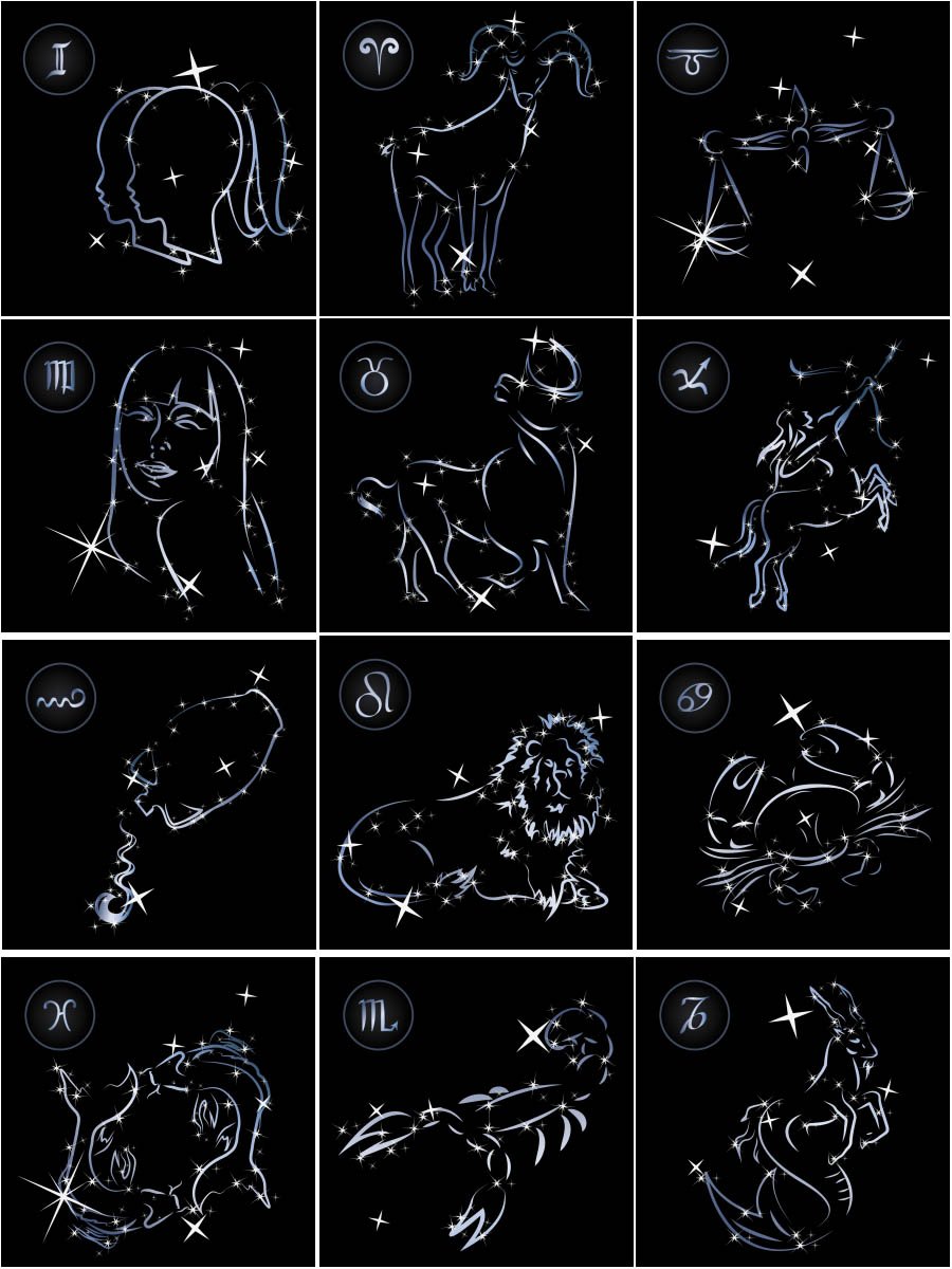 Зодиакальные созвездия и знаки зодиака