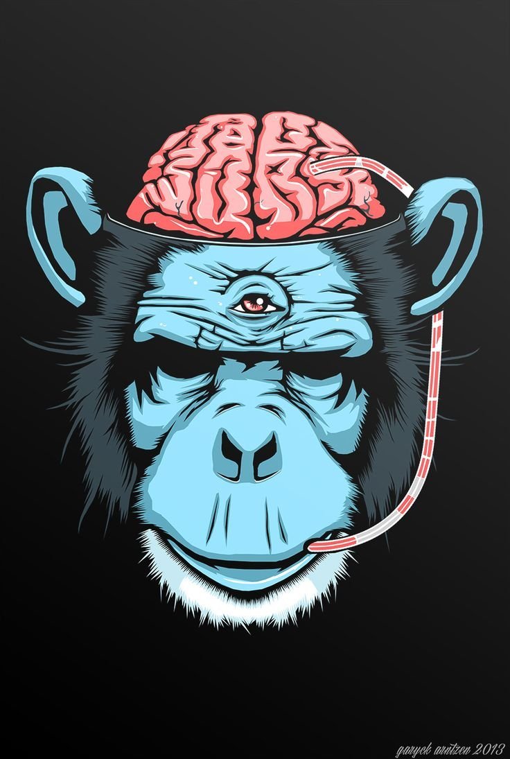 Агрессивная горилла