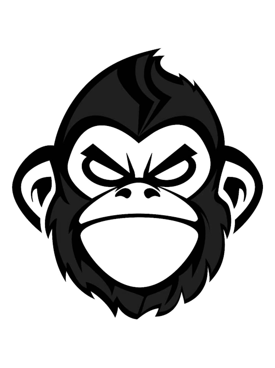 Морда гориллы
